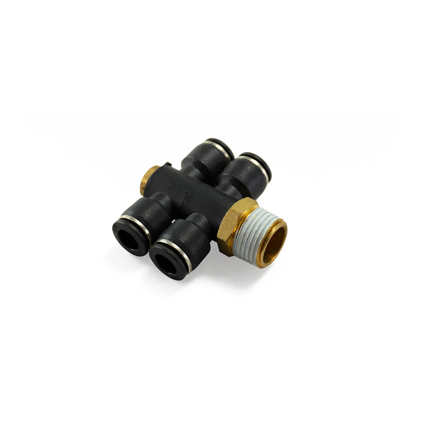 1/2" Male NPT to 3/8" PTC 4-Way