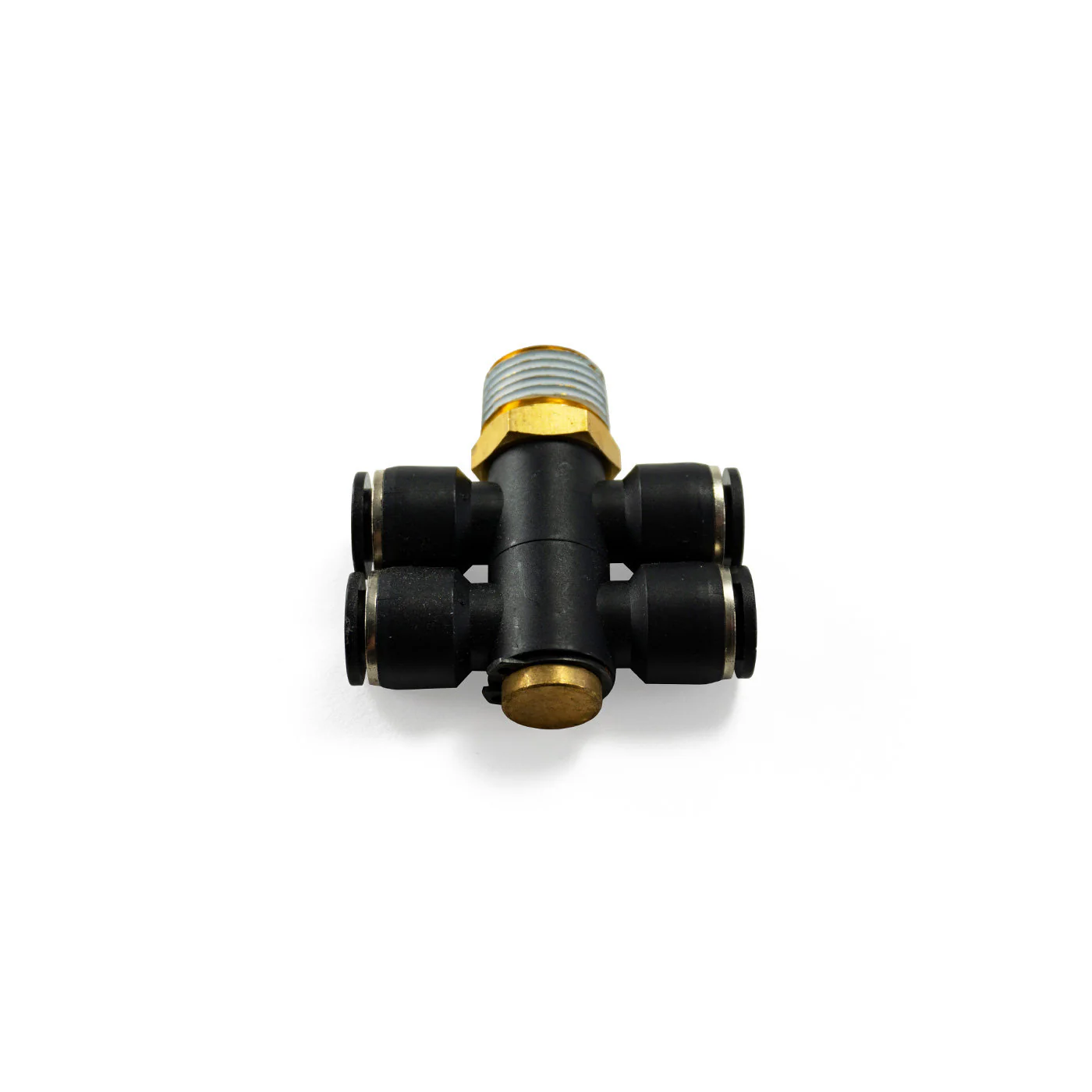 1/2" Male NPT to 3/8" PTC 4-Way - Image 2