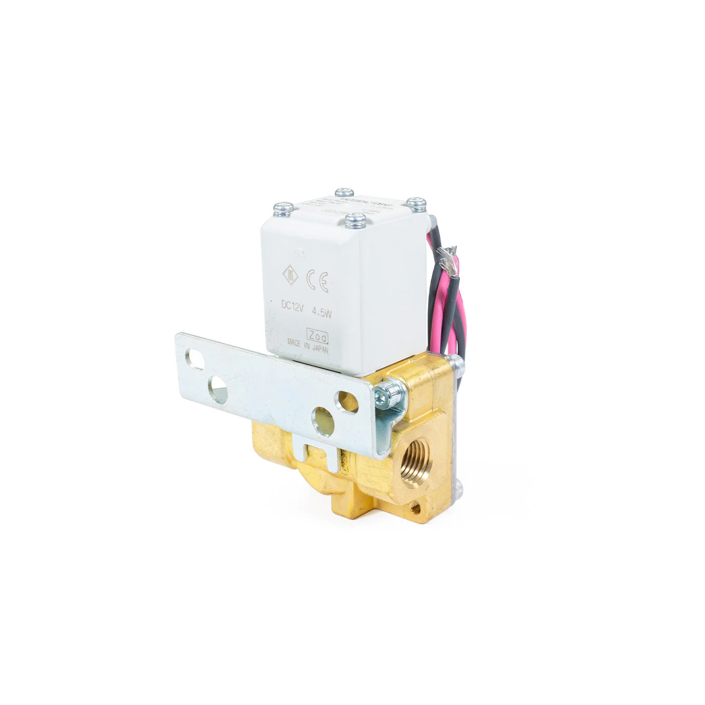 SMC Brass 1/4" Electric Air Valve - Image 3