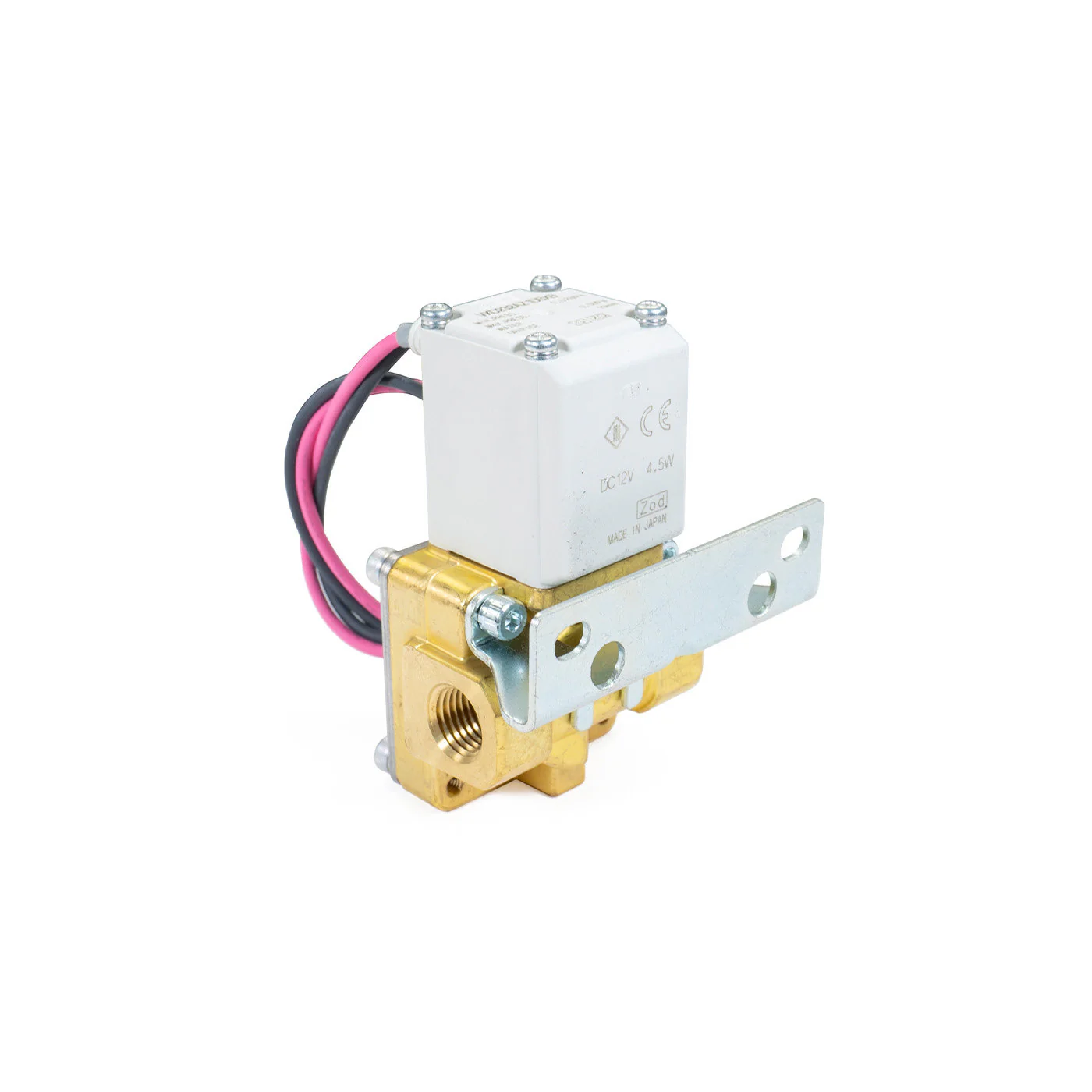 SMC Brass 1/4" Electric Air Valve - Image 4