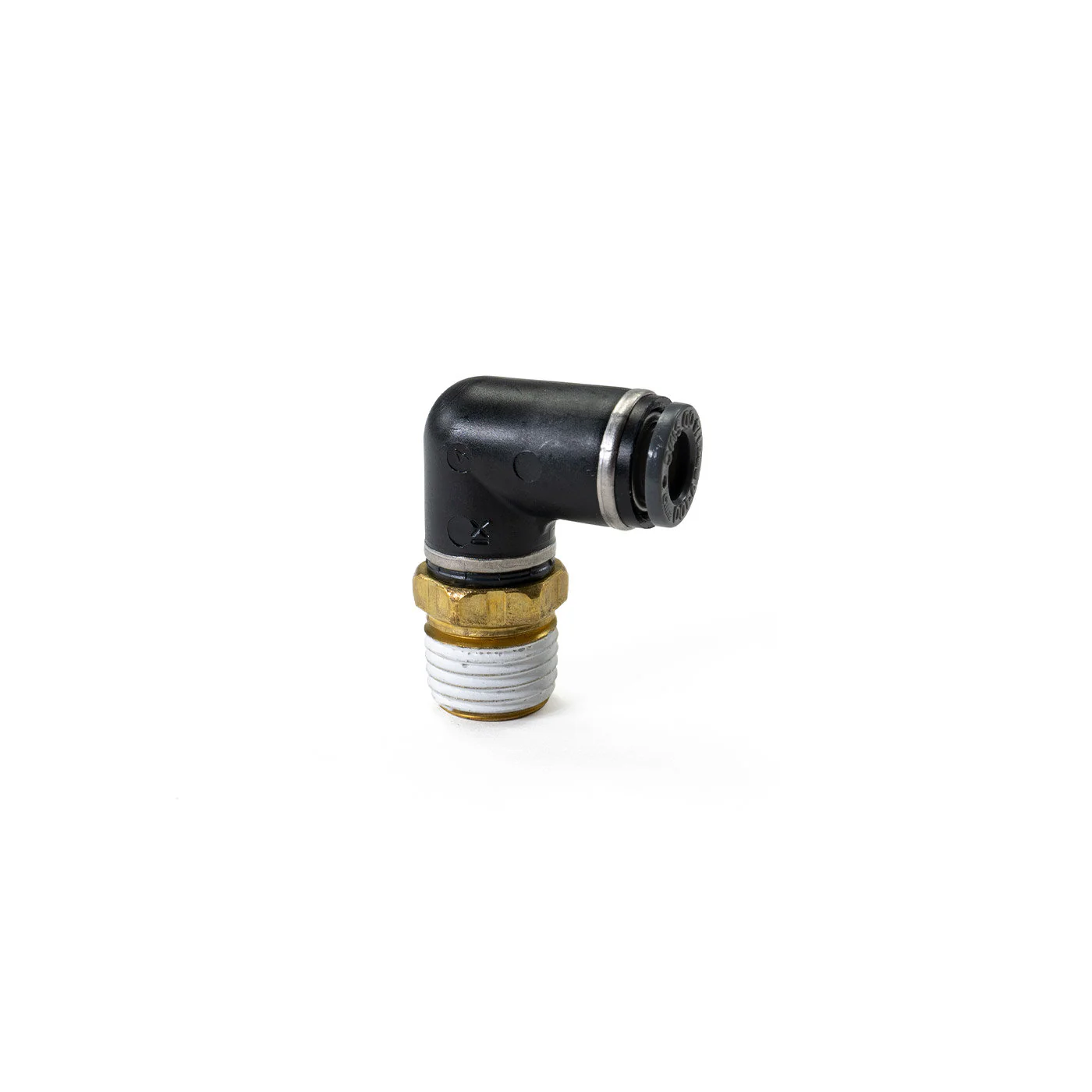 1/4" NPT to 1/4" PTC Elbow Fitting