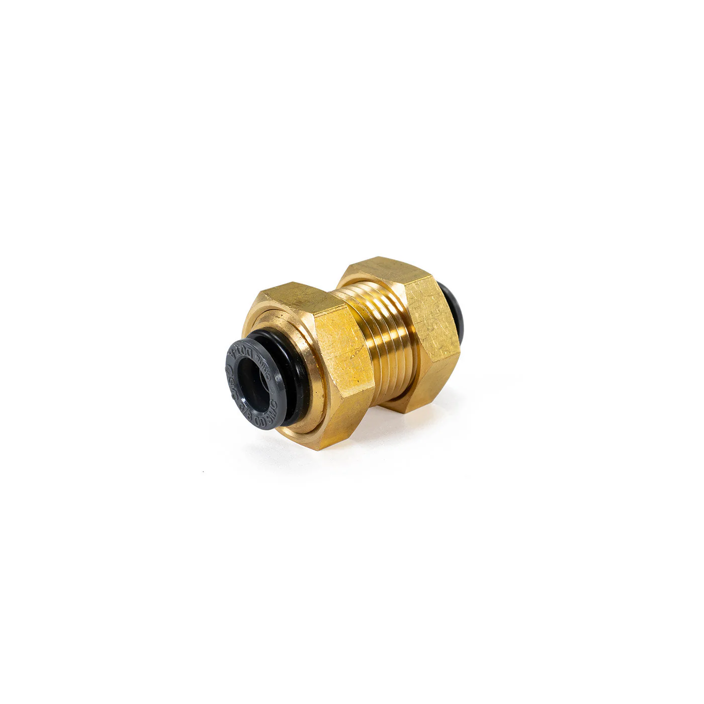 3/8" PTC to 3/8" PTC Bulk Head Fitting