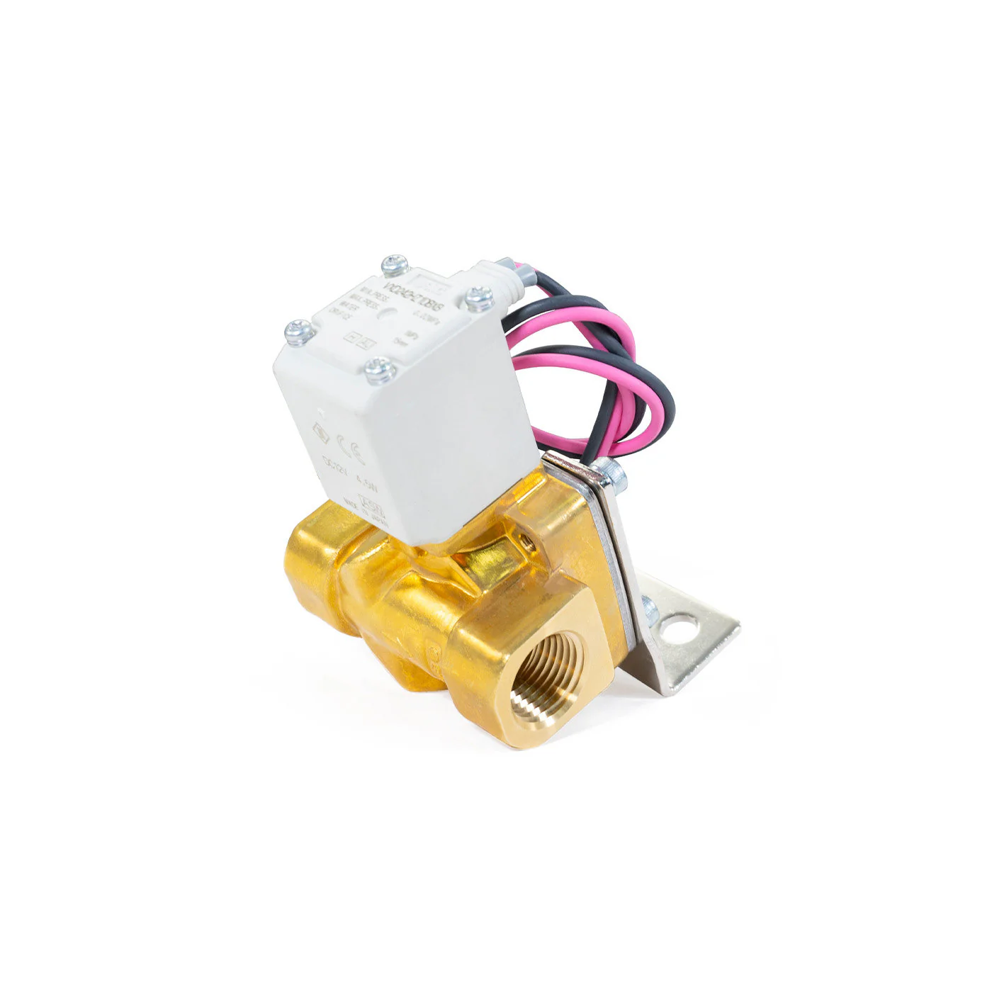 SMC Brass 1/2" Electric Air Valve - Image 2