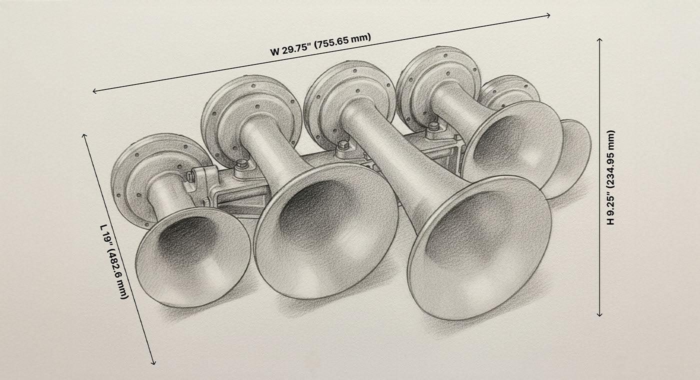 King 5 Train Horn - Image 4