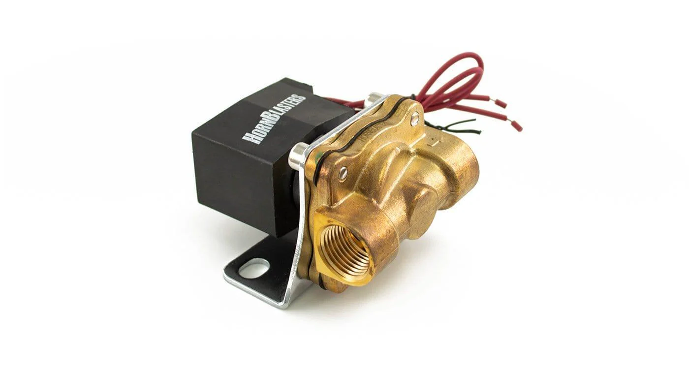 HornBlasters Brass 1/2" 110 Volt Electric Air Valve - Image 6