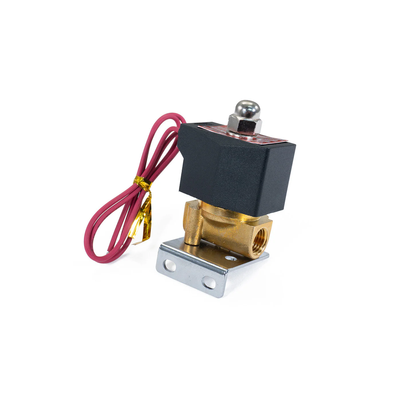 HornBlasters Brass 1/4" 110 Volt Electric Air Valve - Image 3