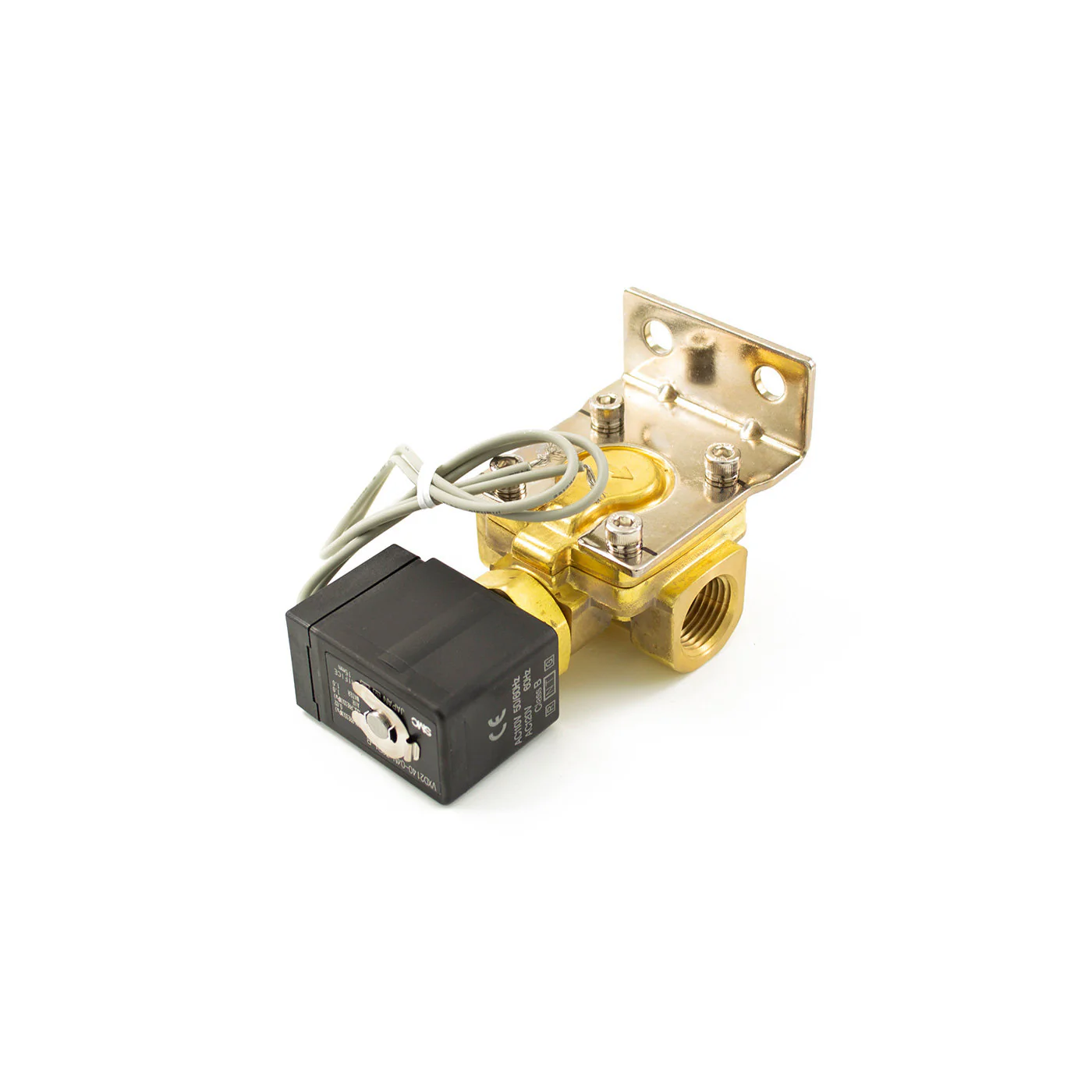 SMC Brass 1/2" 110 Volt Electric Air Valve