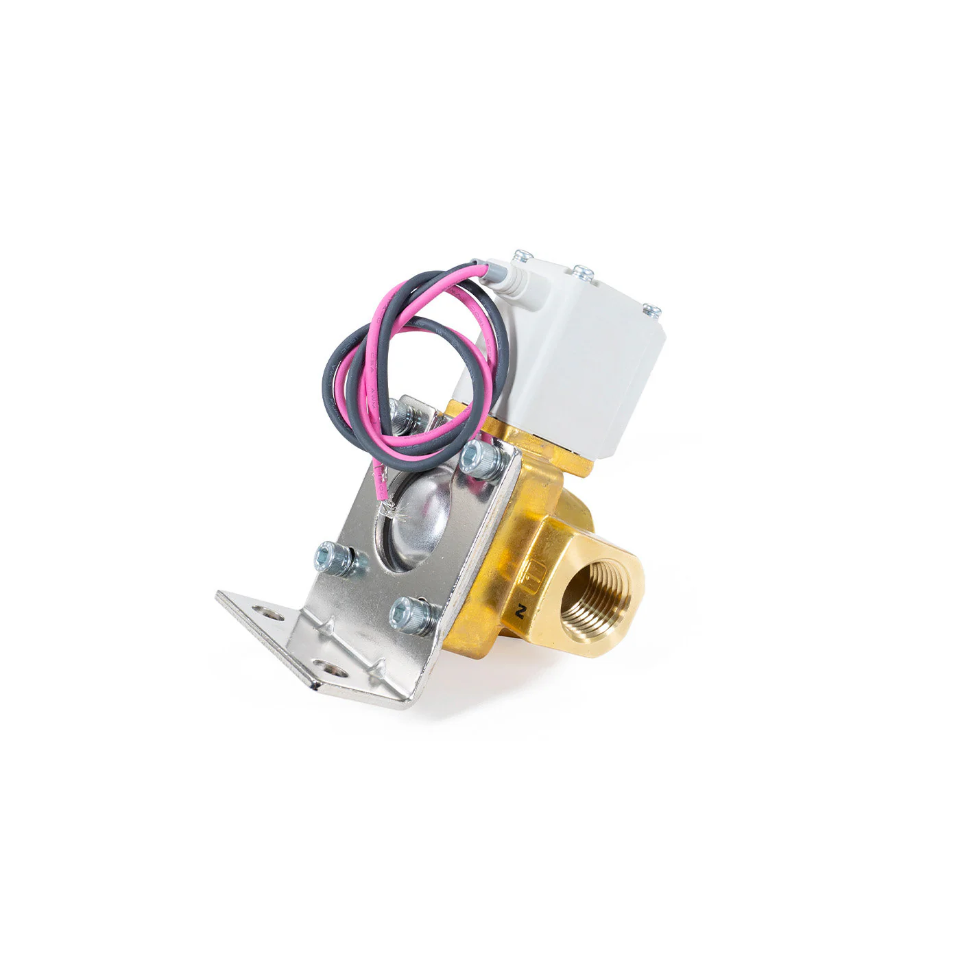 SMC Brass 1/2" Electric Air Valve - Image 3